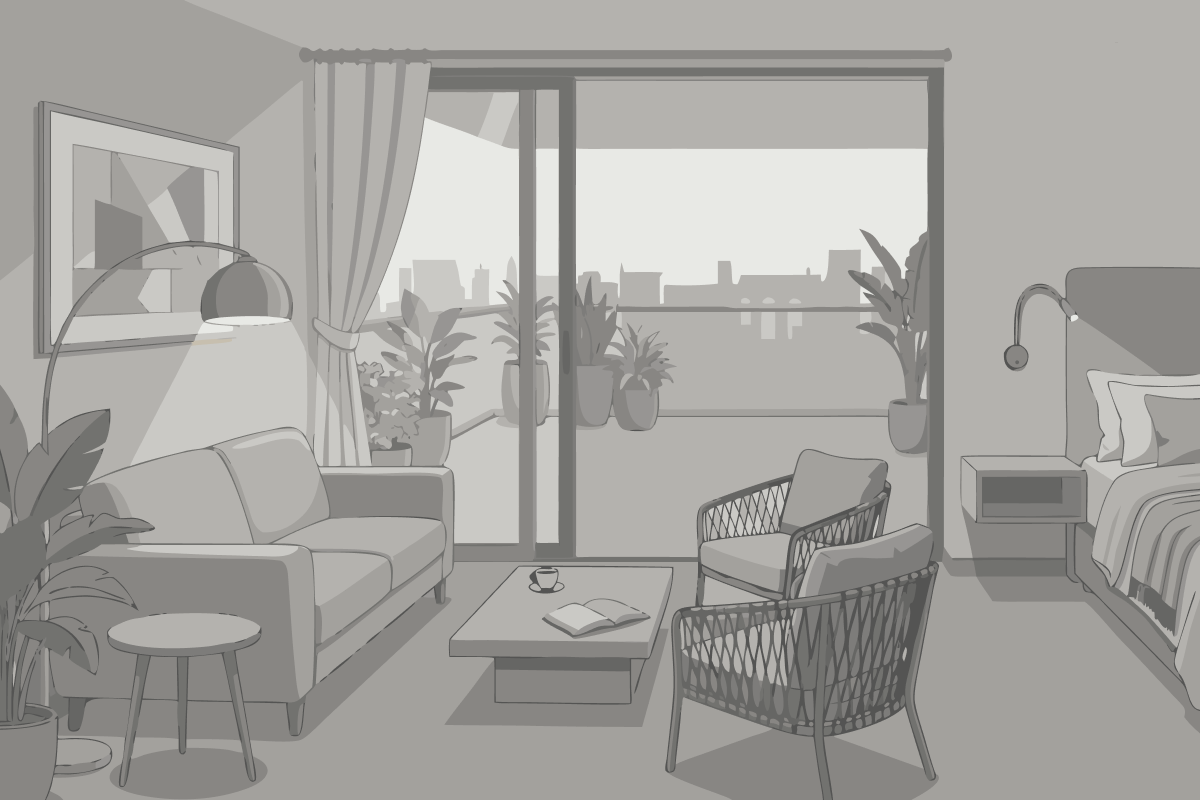 Studio Apartment Mountain view (self catering)